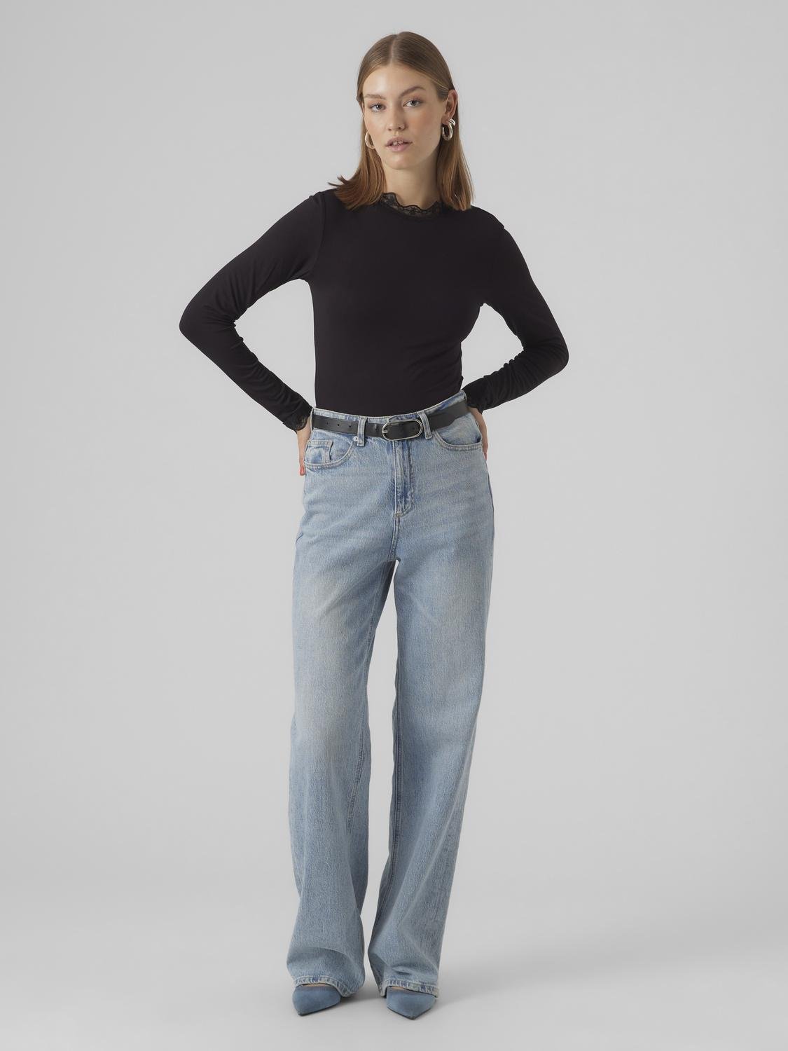 VMROSA Top - Black - VERO MODA & VILA Bergvik